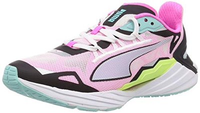 PUMA UltraRide Wn's, Zapatillas para Correr de Carretera Mujer, Blanco White Black-Aruba Blue, 42 EU