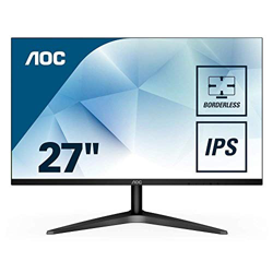 AOC 27B1H Monitor IPS de 27" con Pantalla FHD (1920 x 1080, 60 Hz, No VESA, VGA, HDMI, Sin Bordes) características