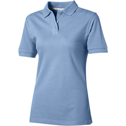 Slazenger - Polo Modelo Forehand de Manga Corta para Mujer (Pequeña (S)/Azul Claro) en oferta