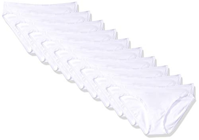 Amazon Essentials - Braguitas - para mujer blanco blanco XS