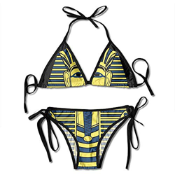 Sdltkhy Traje de baño, faraones Egipto Chica Bikini Ropa de Playa Bikini de impresión Premium Trajes de baño en oferta