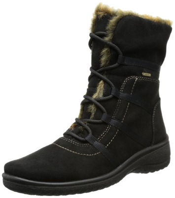 Ara München-St-Gor-Tex - Botas De Nieve de material sintético mujer, Negro (Schwarz), 37 EU (4 UK)