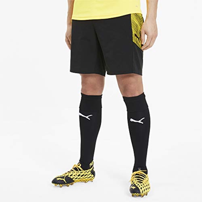 PUMA Ftblnxt Pro Shorts Pantalones Cortos, Hombre, Black-Ultra Yellow, 3XL