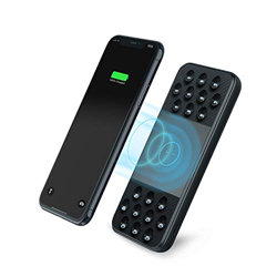 Charmast Batería Externa Qi Inalámbrico 10000mAh,Powerbank Wireless Quick Charger con Ventosa Cargador rápido portátil USB A QC 3.0 USB C Micro Doble  en oferta