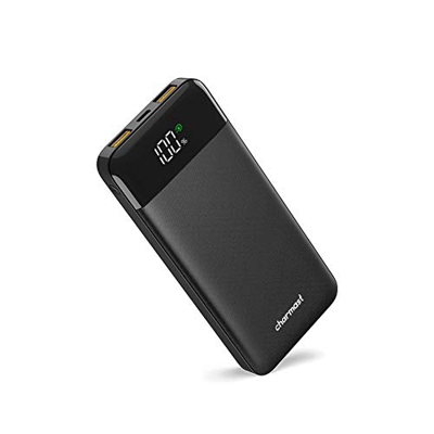 Charmast Powerbank 10400mah Bateria Externa Quick Charge 3.0 USB C Power Delivery Digital Display Cargador Portátil Micro USB Type C para iPhone X/XS/
