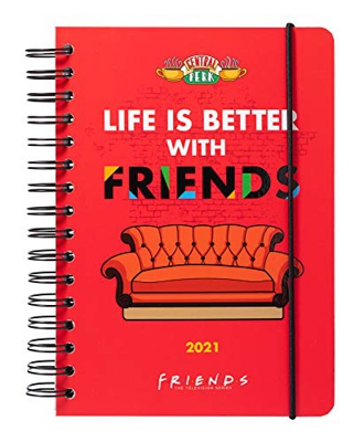 Grupo Erik - Agenda anual 2021 semana vista Friends, A5