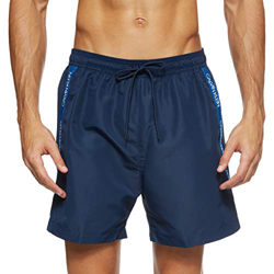 Calvin Klein Medium Drawstring Bañador, Azul (Black Iris 19-3921 CBK), XX-Large para Hombre características