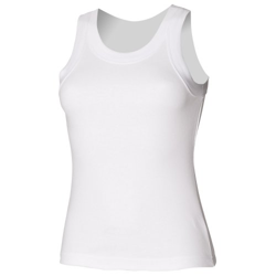 Skinni Fit- Camiseta de Tirantes Lisa para Chica/Mujer (2XL) (Blanco) en oferta