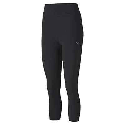 PUMA Train Favorite Solid High Rise 3/4 Tight Mallas, Mujer, Negro, L