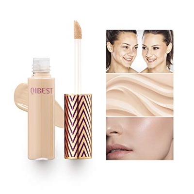 Mimore Maquillaje Corrector Líquido,Corrector Cover Liquid Matte Corrector de cobertura total, Corrector de color brillante 24HR,Impermeable,Corrector