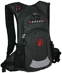 ag Street - Mochila impermeable Casual Unisex Negro mediano | Para moto, deporte y aire libre. características