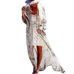 Siebeneinsy - Bañador de playa para mujer, estilo bohemio Patrón3 Talla única en oferta