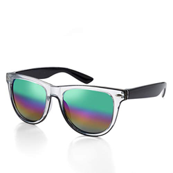 Komonee Claro Drifter Style Gafas De Sol Con Arco Iris Lente UV400 Proteccion Unisexo en oferta