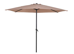 HERMO ROUN - Sombrilla para mesa de patio o jardín, 274,3 cm de diámetro (beige) precio