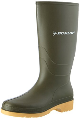 Dunlop Protective Footwear (DUO18) Dunlop Dull, Botas de Agua Unisex Niños, Green, 30 EU