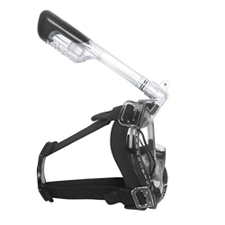 Unigear Máscara De Buceo 180° Vista Panorámica Facial Completa con Soporte para Cámara Deportiva Tubo Respirador Plegable Anti-Vaho Anti-Fugas Gafas S en oferta