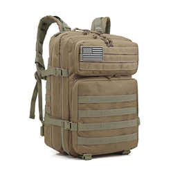 Delgeo Mochila Táctica 45L Gran Capacidad Múltiples Bolsillos Mochila Crossfit Nylon 900D Impermeable Robusto Mochila para Hombre y Mujer Mochila Send características