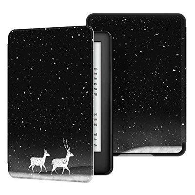 Estuche Ayotu para Kindle completamente (10ª generación, versión 2019) - Funda de cuero de PU compatible con el Kindle 2019 de Amazon(no encajará con