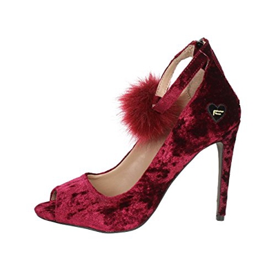 Fornarina PI18NK1030A076 Zapatos con Tacones Mujer Bordeaux 36