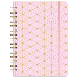 Agenda 2021-A5 agenda semana de Enero de 2021 a Diciembre de 2021, con etiqueta de mes + tapa dura de papel grueso + bolsa interior + encuadernación a precio