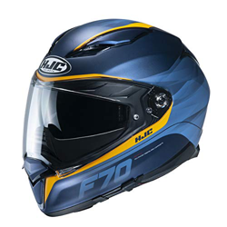 HJC HELMET F70 FERON BLUE/YELLOW XL características