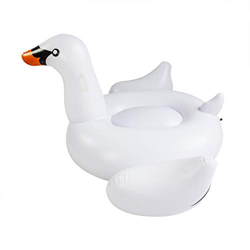 JSJE Flotador de la Piscina de Ganso Negra Inflable, Piscinas de Cisne Flotadores Floats Floats Toy Summer Piscina al Aire Libre Salón de la balsa Dec precio