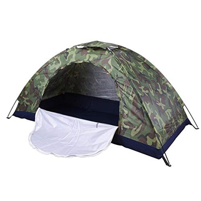 Aional al aire libre camuflaje tienda tienda tienda tienda de campaña para 1 persona Oxford tela impermeable carpas llevar bolsa 78.74 39.37 39.37 pul