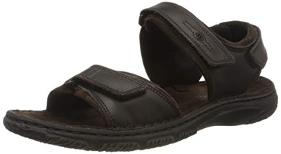 Josef Seibel Carlo 11, Sandalias con Punta Abierta para Hombre, Marrón (Moro TE41 330), 41 EU