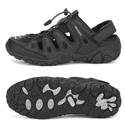 SAGUARO Sandalias Deportivas para Hombres Sandalias de Senderismo Verano Cerradas Zapatos Trekking Antideslizante Transpirable Sandalias de Playa Outd