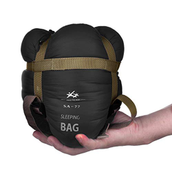 Agemore - Saco de dormir rectangular ultraligero para clima cálido, para acampada, senderismo y senderismo, apto para niños, adolescentes y adultos, p características
