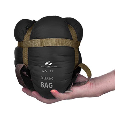 Agemore - Saco de dormir rectangular ultraligero para clima cálido, para acampada, senderismo y senderismo, apto para niños, adolescentes y adultos, p