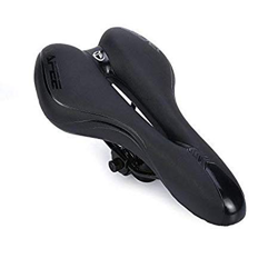 Asvert Sillin Bicicleta Gel MTB Carretera Asiento Ciclismo Superior y de Acero de Carbono (Negro) en oferta