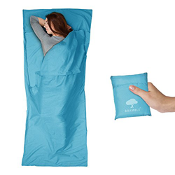 Saco de Dormir - Sabana, Bolsa de Dormir - Ultraligero Multifunción - 100% Microfibra Suave de Poliéster - Relleno, Aislamiento Plegable, Compacto Sle características