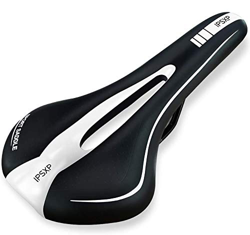 IPSXP Asiento de Bicicleta, Sillín de Asiento de Bicicleta de Gel, Cómodo Acolchado de Espuma de Memoria con los Resortes, Cojín de Silicona de Bici/M en oferta