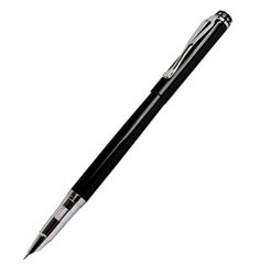 elegante pluma fuente Gullor 301 negro con el diamante de punta fina características