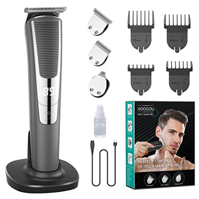 Cortapelos Hombre Profesional, Recortadora de Barba, Máquina Cortar Pelo Inalámbrico, Recortador de Cabello Electrica, Cortadora de Pelo para Hombres 