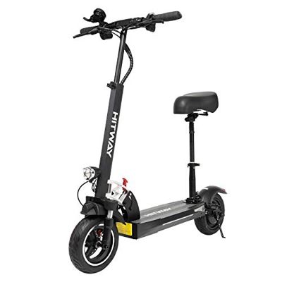 SOUTHERN WOLF Scooters eléctricos para Adultos, Scooter Plegable de 10 Pulgadas Velocidad máxima 45km/h, Neumático Antideslizante y Pantalla LCD, Impe