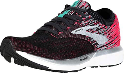 Brooks Ricochet, Zapatillas de Running Mujer, Multicolor (Pink/Black/Aqua 678), 40 EU