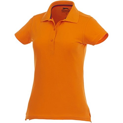 Slazenger Polo de Manga Corta Modelo Advantage para Mujer (Extra Grande (XL)/Naranja)