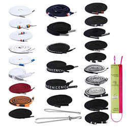 25 cordones de repuesto con 3 piezas de fácil adaptación de rosca, de algodón, para pantalones, sudaderas, chaquetas, pantalones cortos, bañadores, tr características