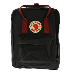 Fjällräven F23510, Mochilla Unisex, Negro (Negro-Ox Rojo), 16 L (13 x 27 x 38 cm) en oferta