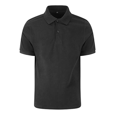 AWDis Just Polos - Polo piqué elástico para Hombre (S) (Negro)