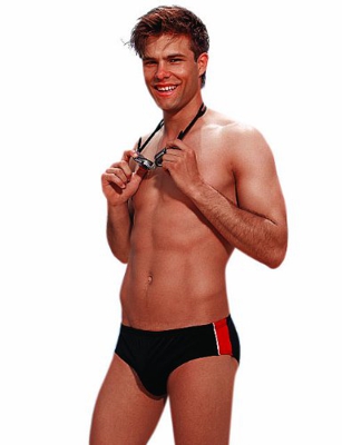 Fashy 20 5 - Bañador, Color Rojo/Negro, Talla 46