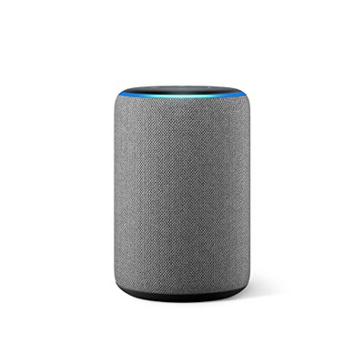 Amazon Echo (3.ª generación) reacondicionado certificado, altavoz inteligente con Alexa, tela de color gris oscuro