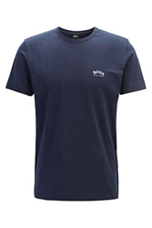BOSS tee Curved Camiseta, Azul (Navy 410), 2XL para Hombre características