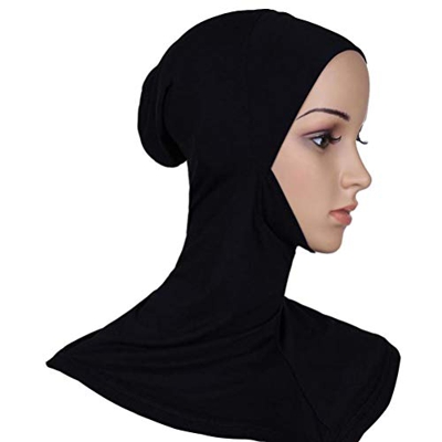 BESTOYARD Mujeres Ajustable musulmán Hijab Cuello Cubierta Bufanda Bonete Interior Hijab Tapa Cubierta Completa Hueso Dama islámica Musulmana Headwear