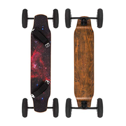 Moracle MountainBoard 99cm Skateboard Longboard 4 Ruedas Monopatín con Rodamiento de Patineta ABEC-9 Niños y Adultos (Estrella) precio