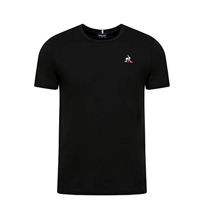 Le Coq Sportif ESS tee SS N°2 Camiseta, Hombre, Black, XXL