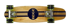Ridge Maple Mini Retro Cruiser Skateboard, Unisex Adulto, Blanco Brillante/Negro, 58 cm en oferta