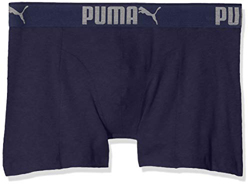 Puma 3 x Mens Sueded Cotton Boxer Shorts Navy Large precio